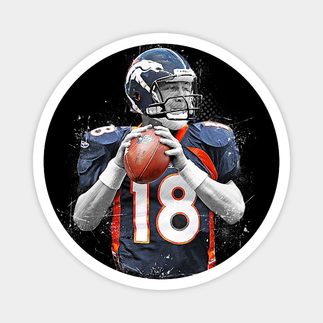 Peyton Manning Magnet by Creativedy Stuff